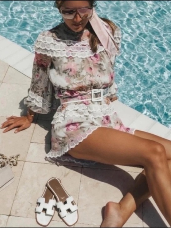 Elliatt Pants - Elliatt Karishma Floral Lace Romper